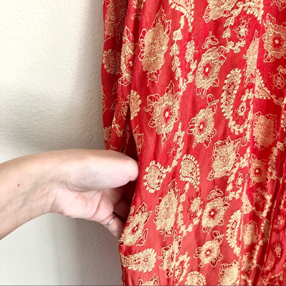 {VTG Natori} Asian-Inspired Zip Kimono Duster Robe - Picture 5 of 5